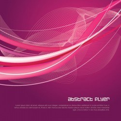 Abstract Flyer Vector