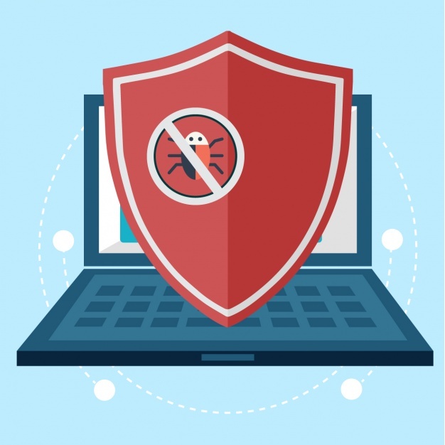 Antivirus background design