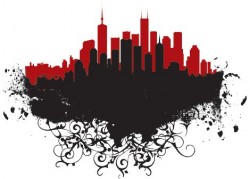 City frame Vector