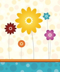 Cute card Vector