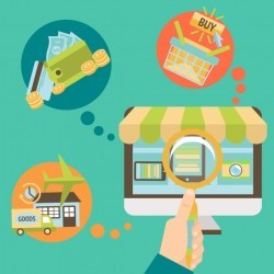 Different elements about online shopping