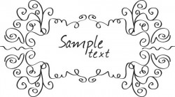 Elegant frame Vector