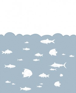 Fish in the sea Vector