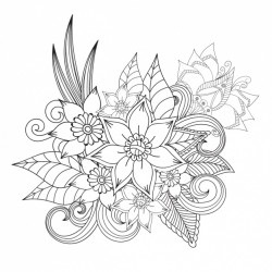 Floral background design