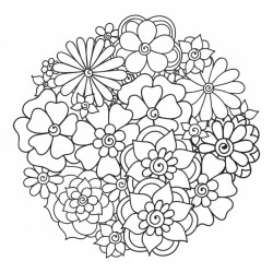 Floral background design