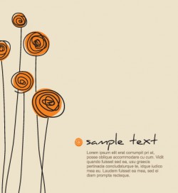 Flower Background Template