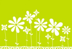 Flower meadow Vector