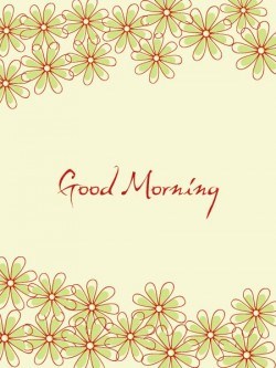 Good morning card