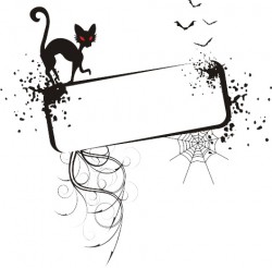 Halloween frame Vector
