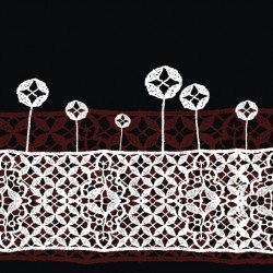 Lace landscape Vector