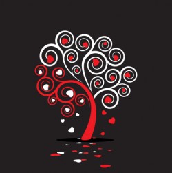 Love Tree Vector