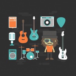 Musical instruments collection
