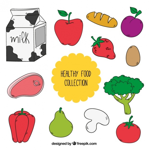 Pack with different types of products