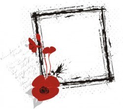 Poppy Banner Vector