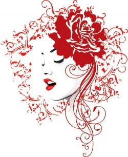 Rose Red Vector
