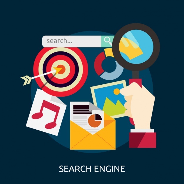Search engine background design