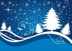 Snowing Vector