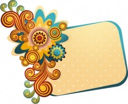 Summer frame Vector