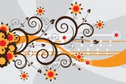 Swirls and Flowers