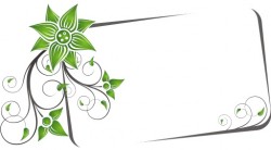 Swirly Banner Vector