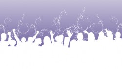 Winter party Vector