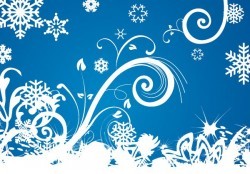 Winter Swirls Vector