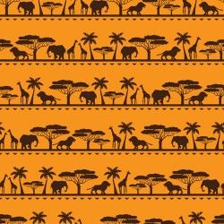 African style seamless vector pattern