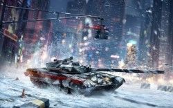 Armored Warfare Winter Tank Battle Wallpapers
