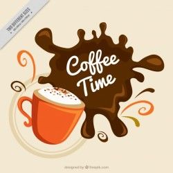 Background of mug with coffee stain
