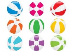 Beach Ball Vectors