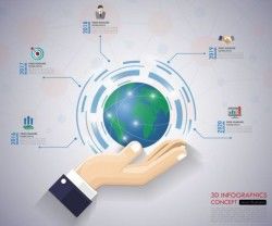 Business Infographic creative design 4454