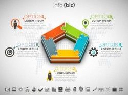 Business Infographic creative design 4465