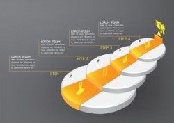 Business Infographic creative design 4480