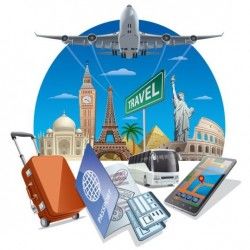 City journey concept vector material 04