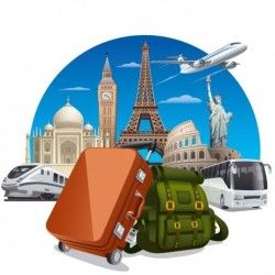 City journey concept vector material 03