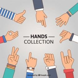 Collection of different hands