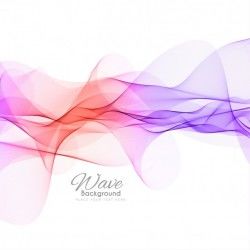 Colorful background with waves