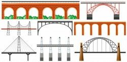 Different design of bridges