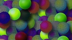 Balloons, Colorful, Mesh, Set, Variety laptop 1366×768 HD Background