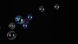Bubbles, Black, Flight laptop 1366×768 HD Background