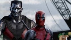 Deadpool, Colossus, Art, Superheroes laptop 1366×768 HD Background