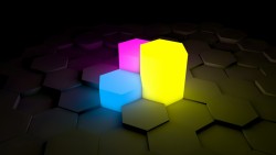 Figurines, Lights, Neon, Surface laptop 1366×768 HD Background