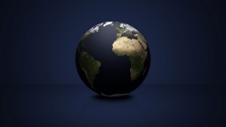 Globe, Planet, Continents, Dark background laptop 1366×768 HD Background
