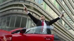 Hitman, Agent 47, Rupert friend, Hitman, Guns, Machine laptop 1366×768 HD Background