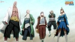 Naruto, Sabaku no gaara, Tsunade, Raikage, Mei terumi, Mizukage, Oonoki, Tsuchikage laptop 1366& ...
