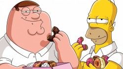 Peter griffin, Family guy, Matt groening, The simpsons laptop 1366×768 HD Background