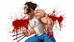 Wolverine, Marvel, Art laptop 1366×768 HD Background