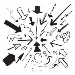Hand Drawn Arrows Vector