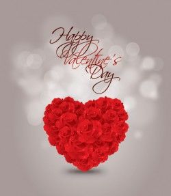 Heart of Roses Vector