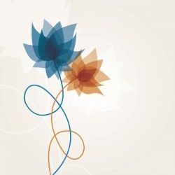 Hugging Flowers Vector Graphic